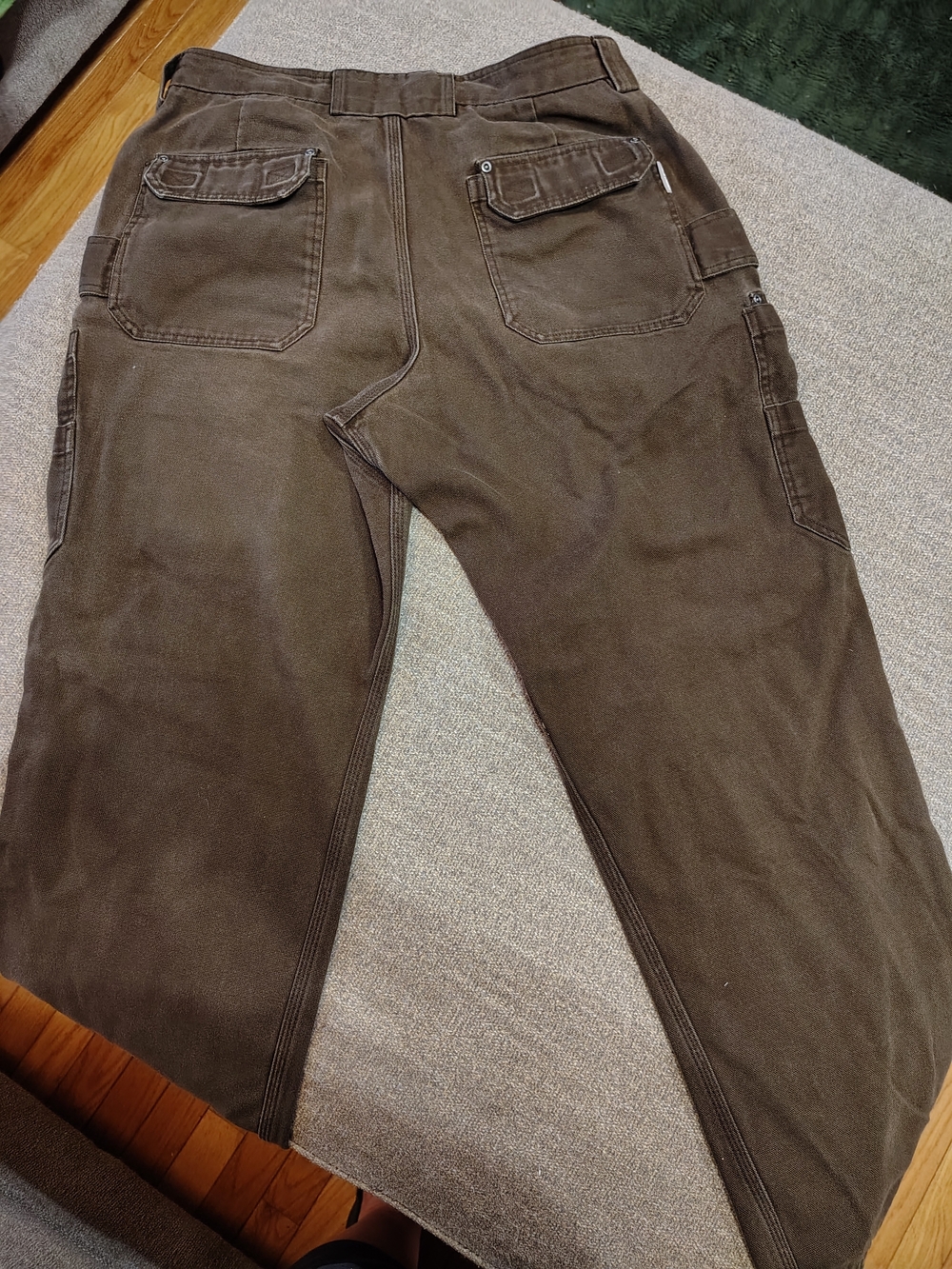 Duluth Trading Work Pants - Brown and Khaki 37x34 - Picture 4 of 9